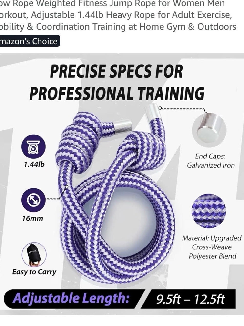 Adjustable  Rope for workout New - Picture 3 of 12